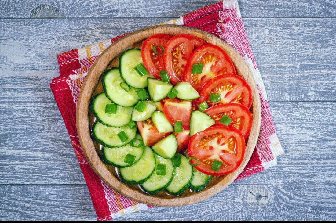 🥒🍅 Healthy Cucumber Tomato Salad