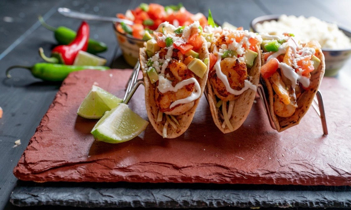 🌮🦐 Brigette’s Creamy Lime Shrimp Tacos