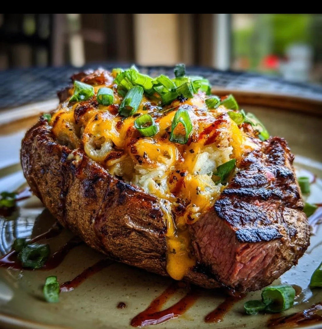 🥩🥔  Auntie Marion’s Steak & Loaded Baked Potatoes