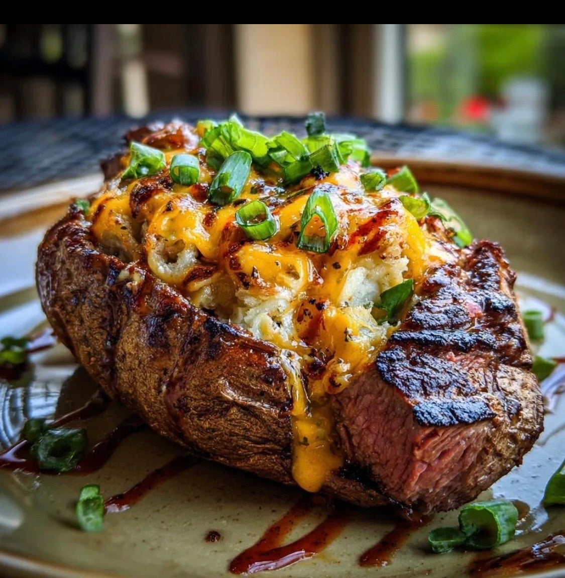 🥩🥔  Auntie Marion’s Steak & Loaded Baked Potatoes