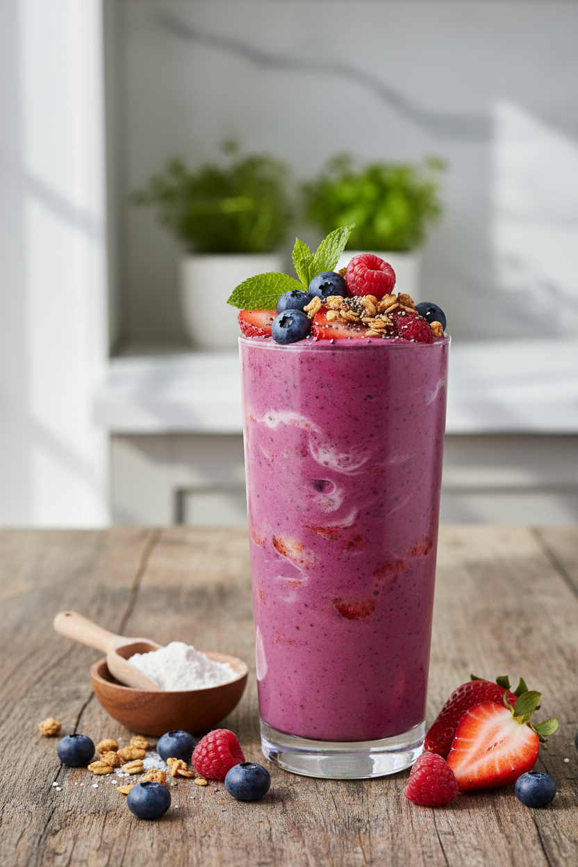 🥤 Berry Blast Breakfast Smoothie