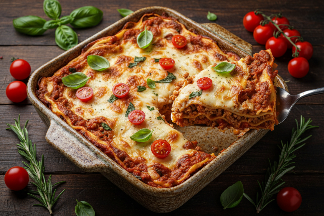 🦃🍅  Ground Turkey Lasagna