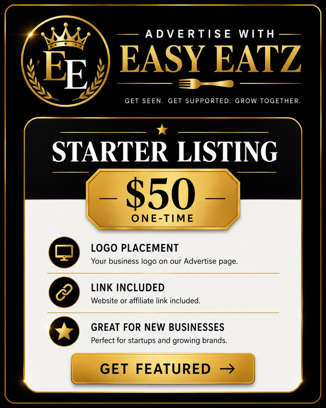 Advertise With Easy Eatz