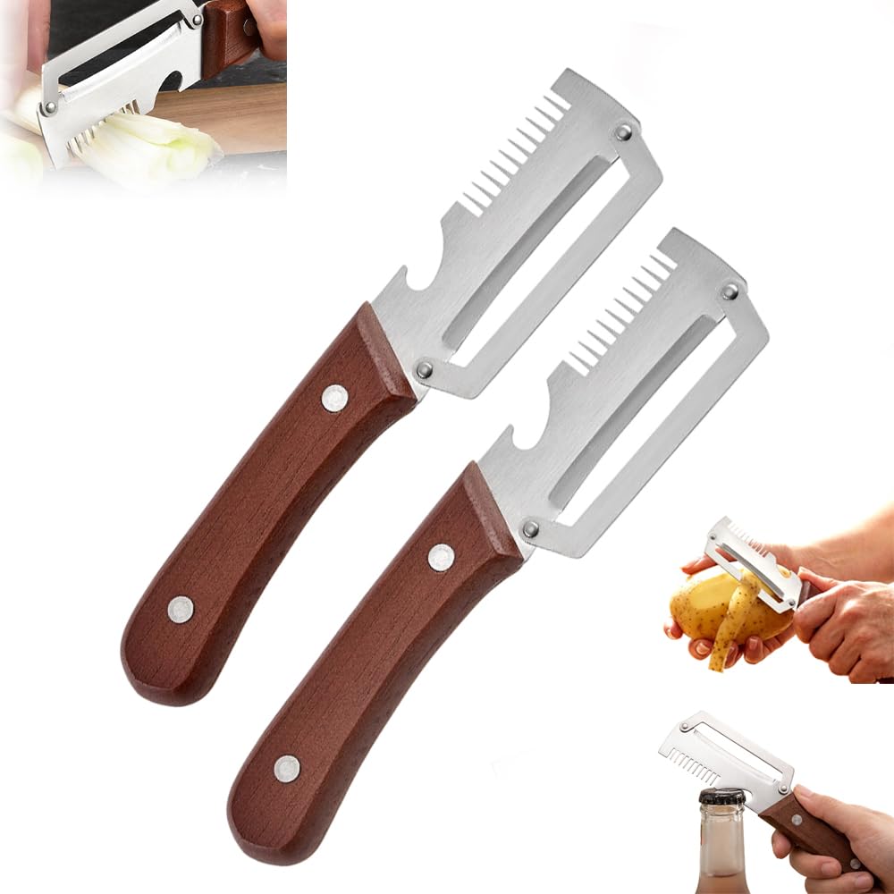 Premium Wooden Handle Vegetable Peeler