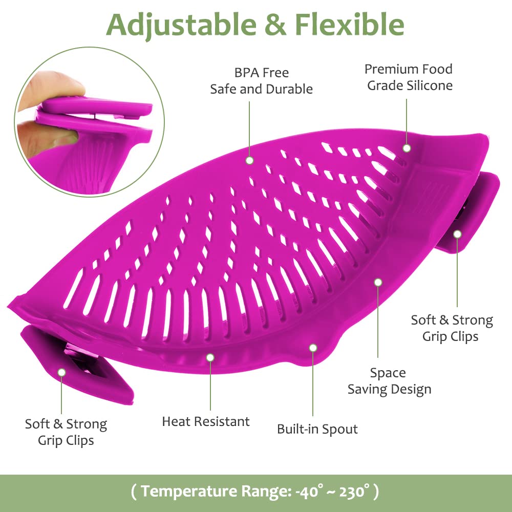 Collapsible Pot Clip Strainer
