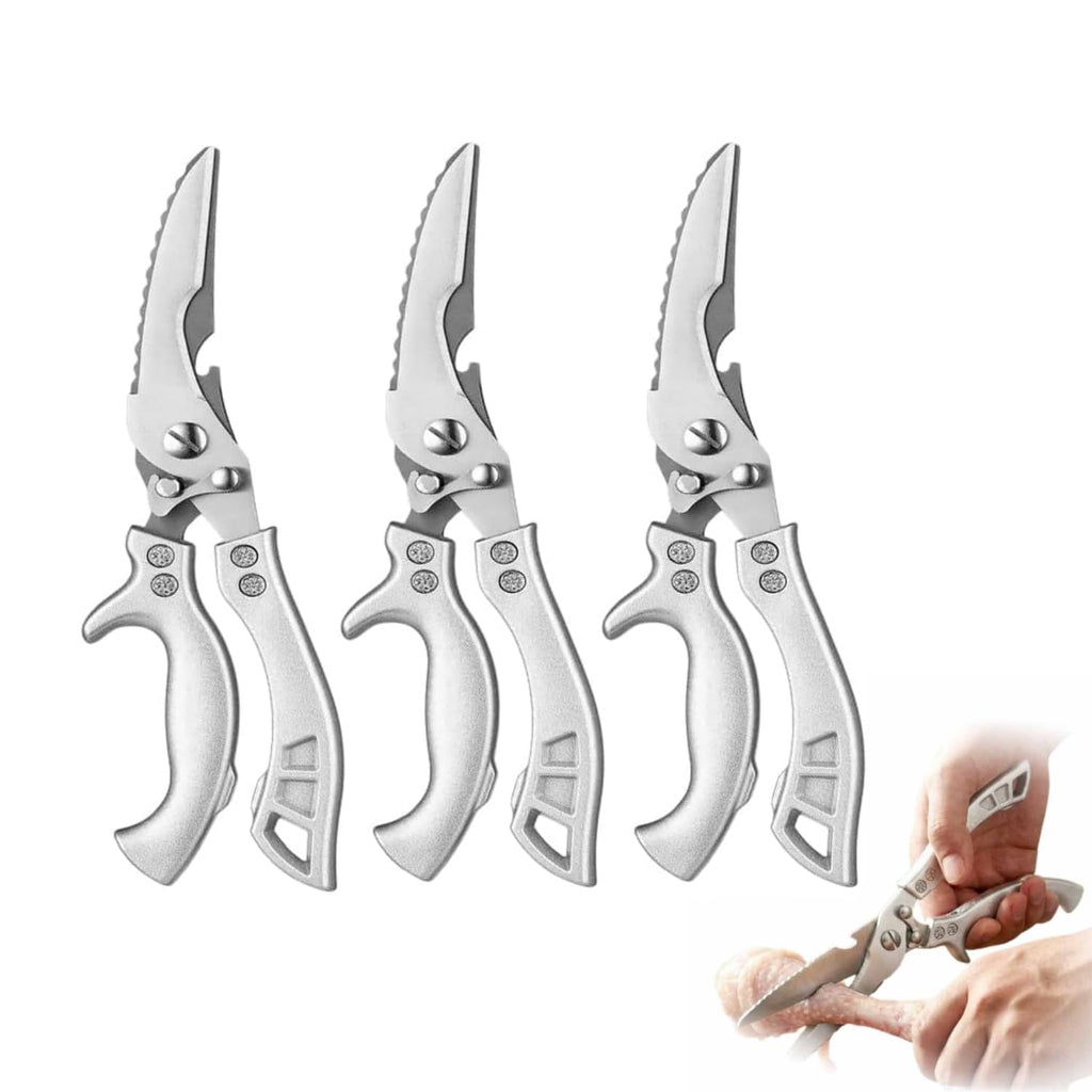 Heavy-Duty Stainless Steel Kitchen Scissors