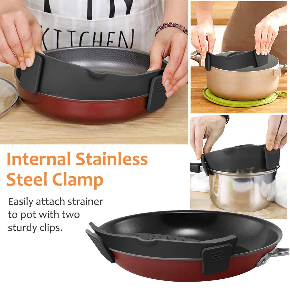 Collapsible Pot Clip Strainer