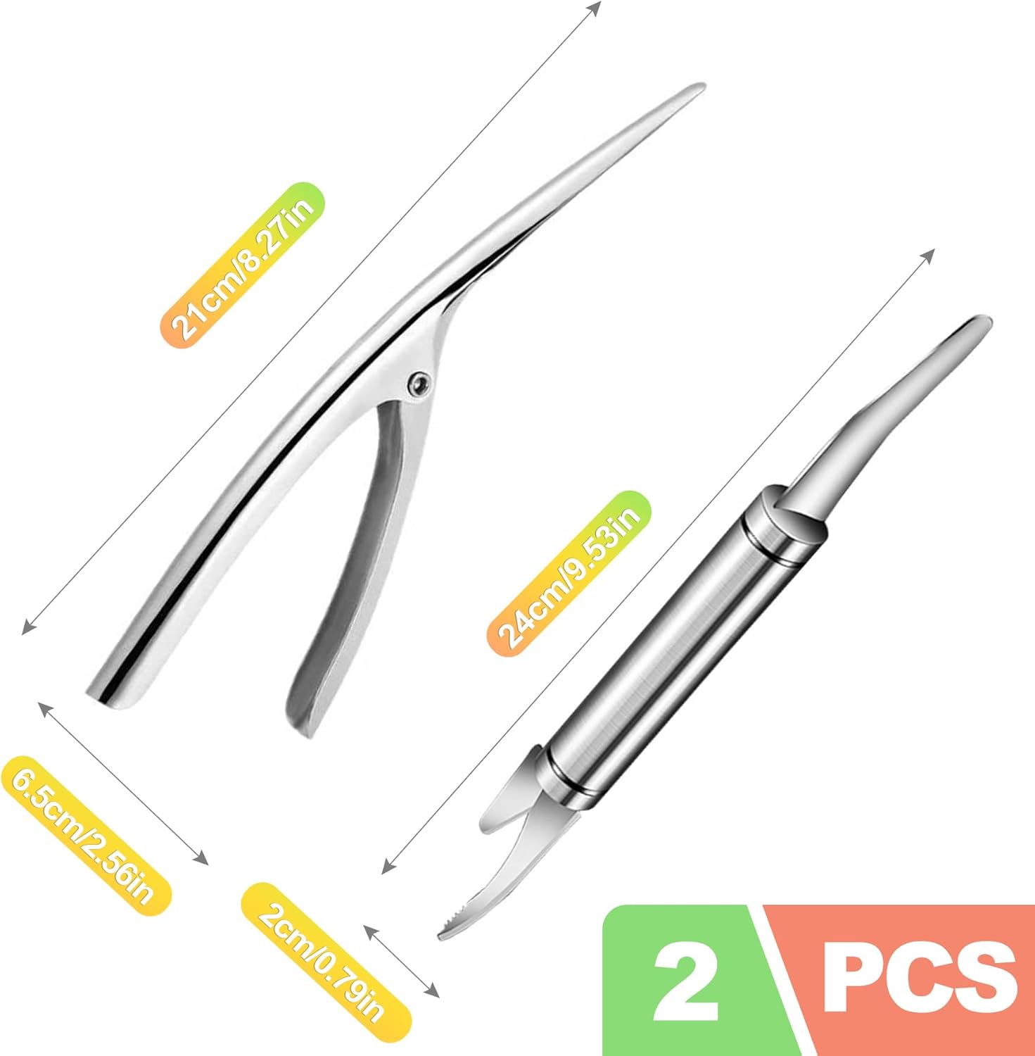 Shrimp Peeler & Deveiner Knife (2-Pack)