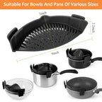 Collapsible Pot Clip Strainer