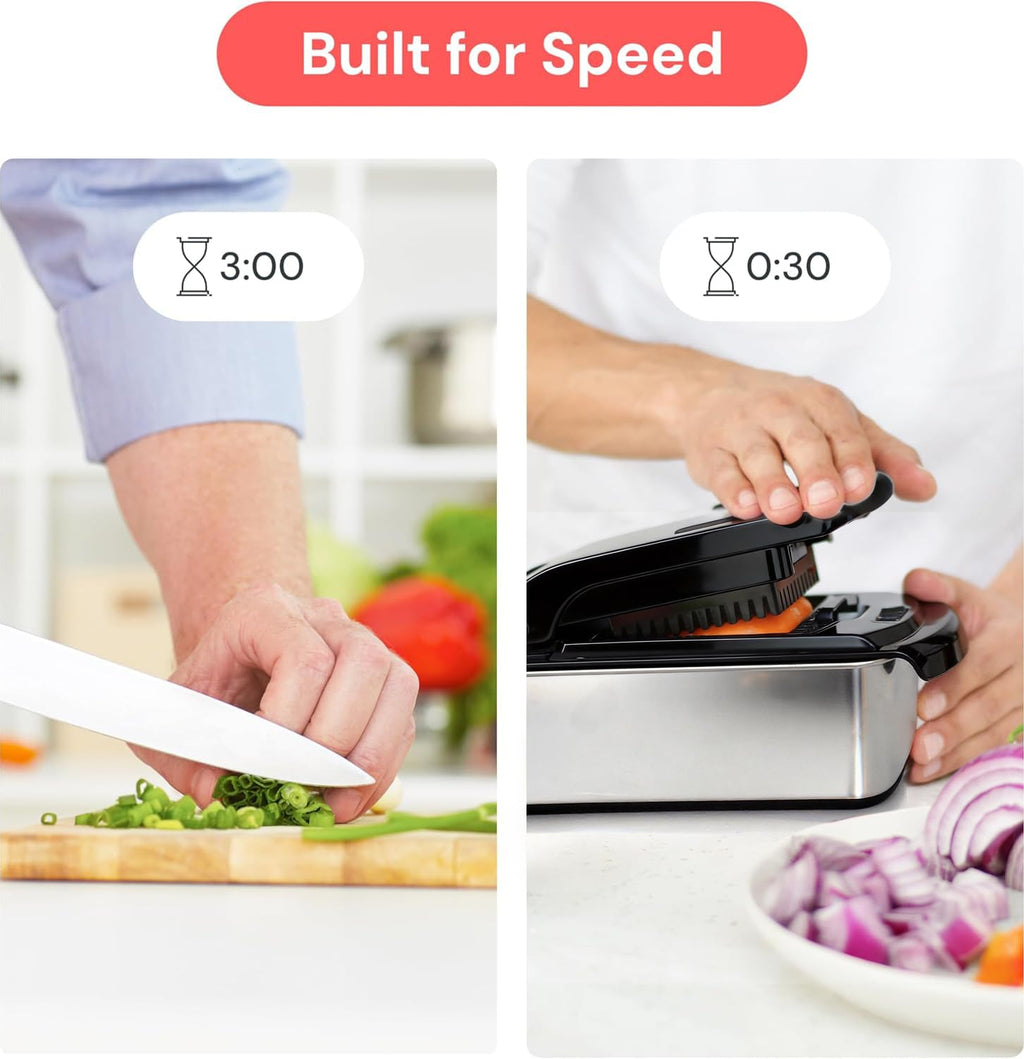 4-in-1 Vegetable Chopper & Spiralizer