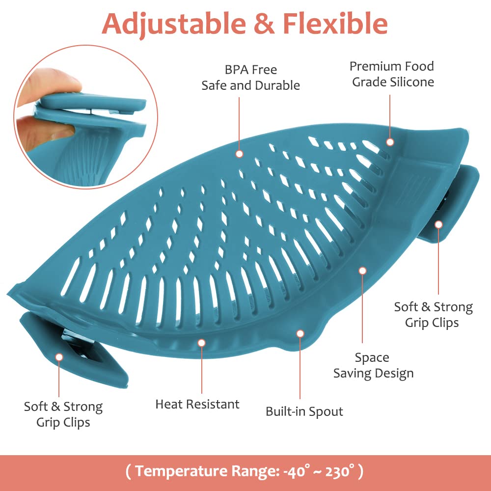 Collapsible Pot Clip Strainer