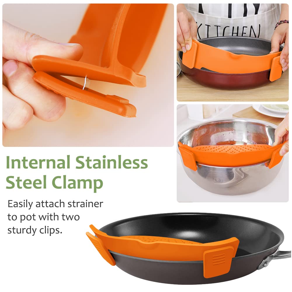 Collapsible Pot Clip Strainer