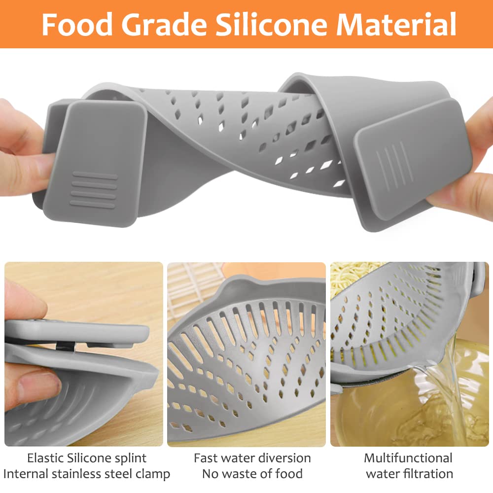 Collapsible Pot Clip Strainer