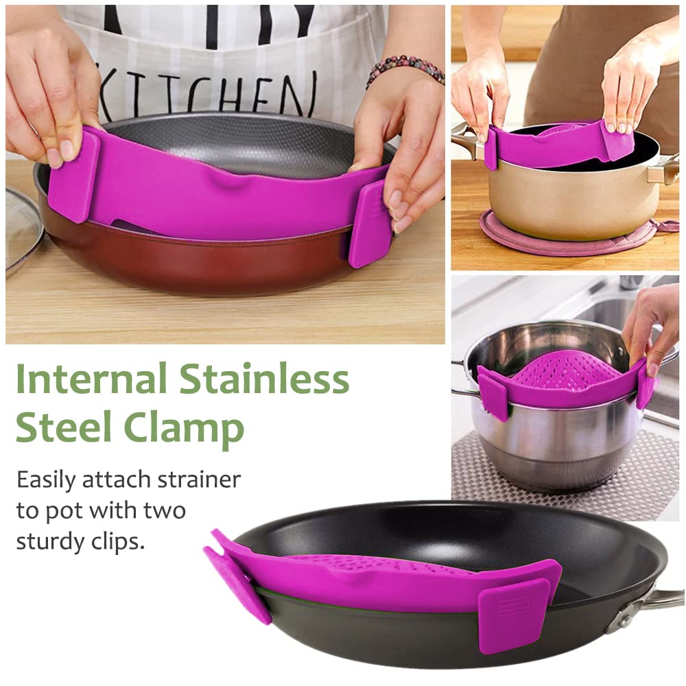 Collapsible Pot Clip Strainer
