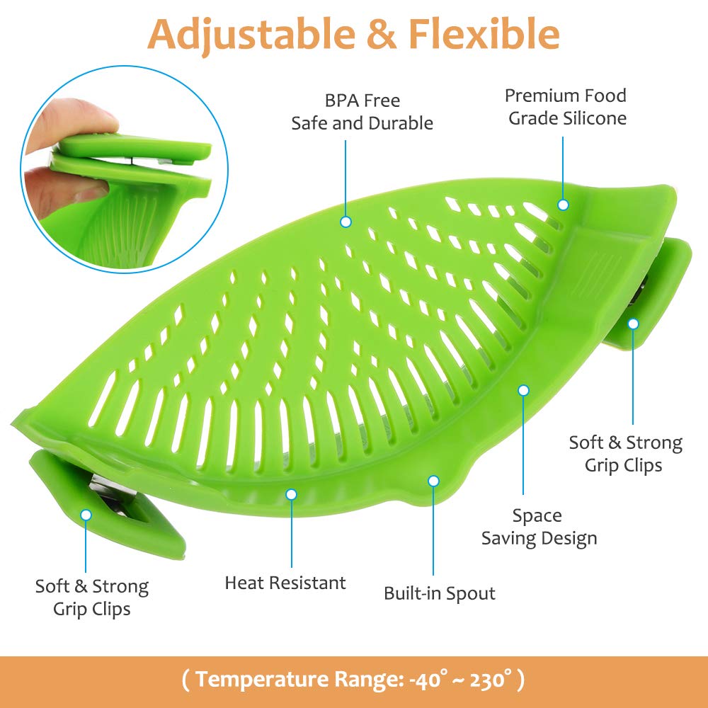 Collapsible Pot Clip Strainer