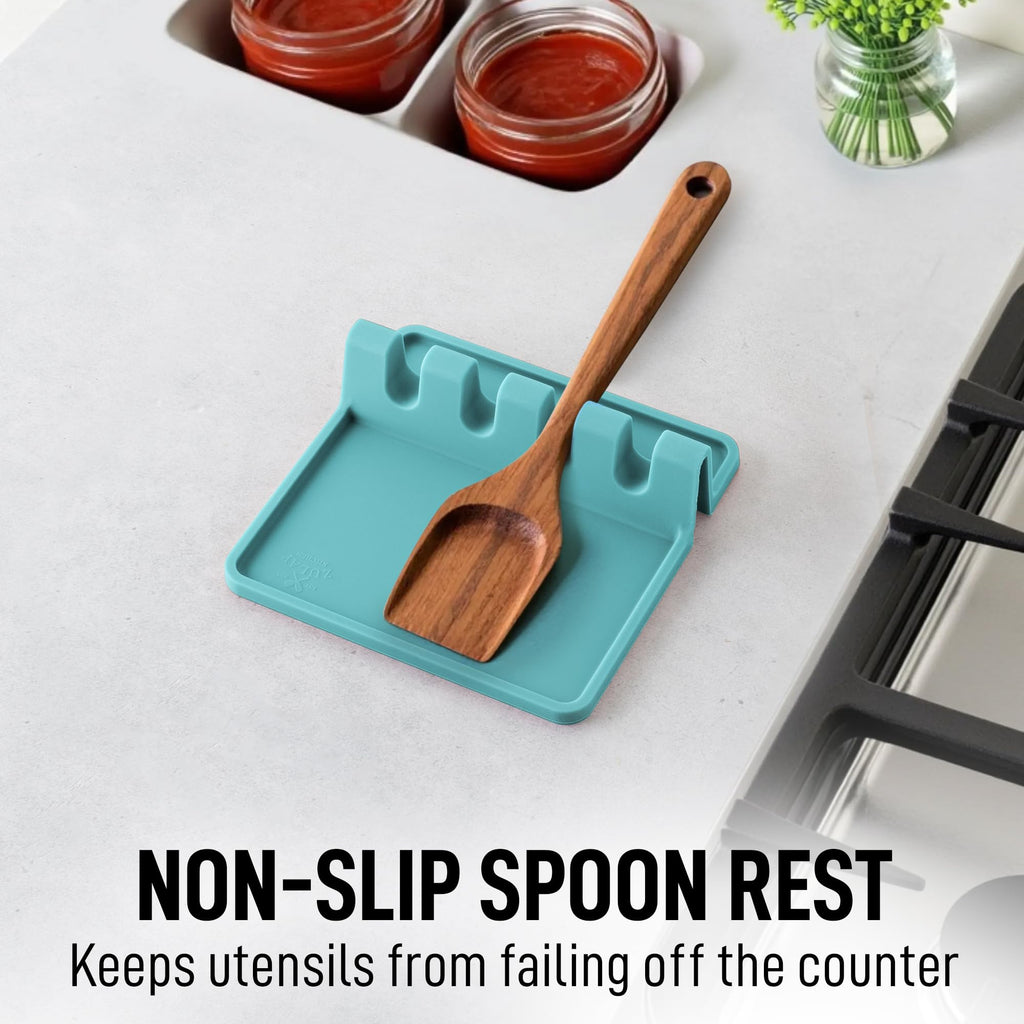 Heat-Resistant Silicone Spoon Rest