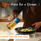 2-in-1 Glass Olive Oil Sprayer Bottle