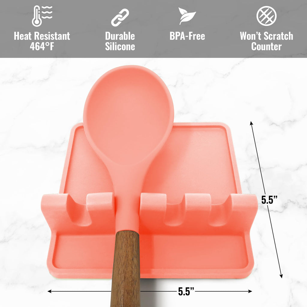 Heat-Resistant Silicone Spoon Rest