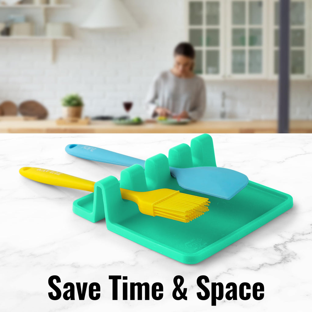 Heat-Resistant Silicone Spoon Rest