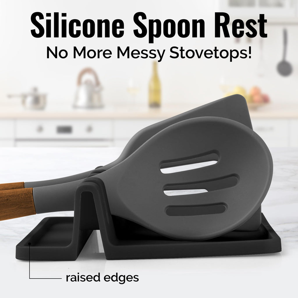 Heat-Resistant Silicone Spoon Rest
