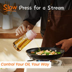 2-in-1 Glass Olive Oil Sprayer Bottle