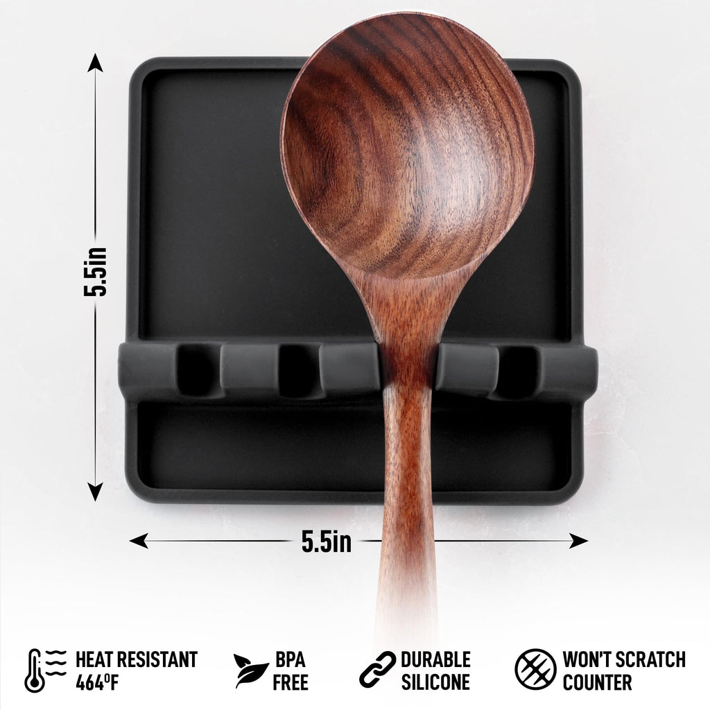 Heat-Resistant Silicone Spoon Rest