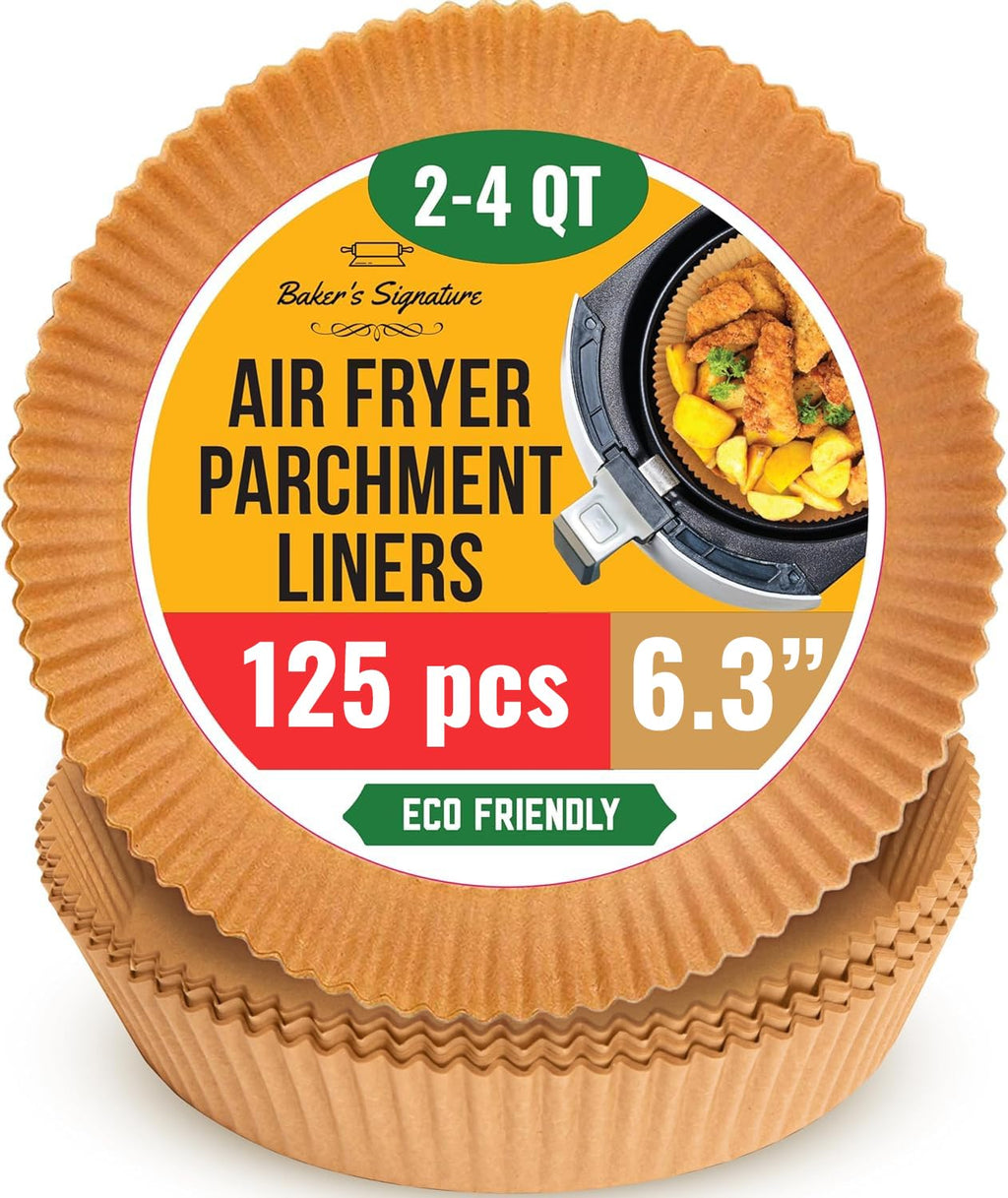 Air Fryer Disposable Paper Liners (125 pcs)