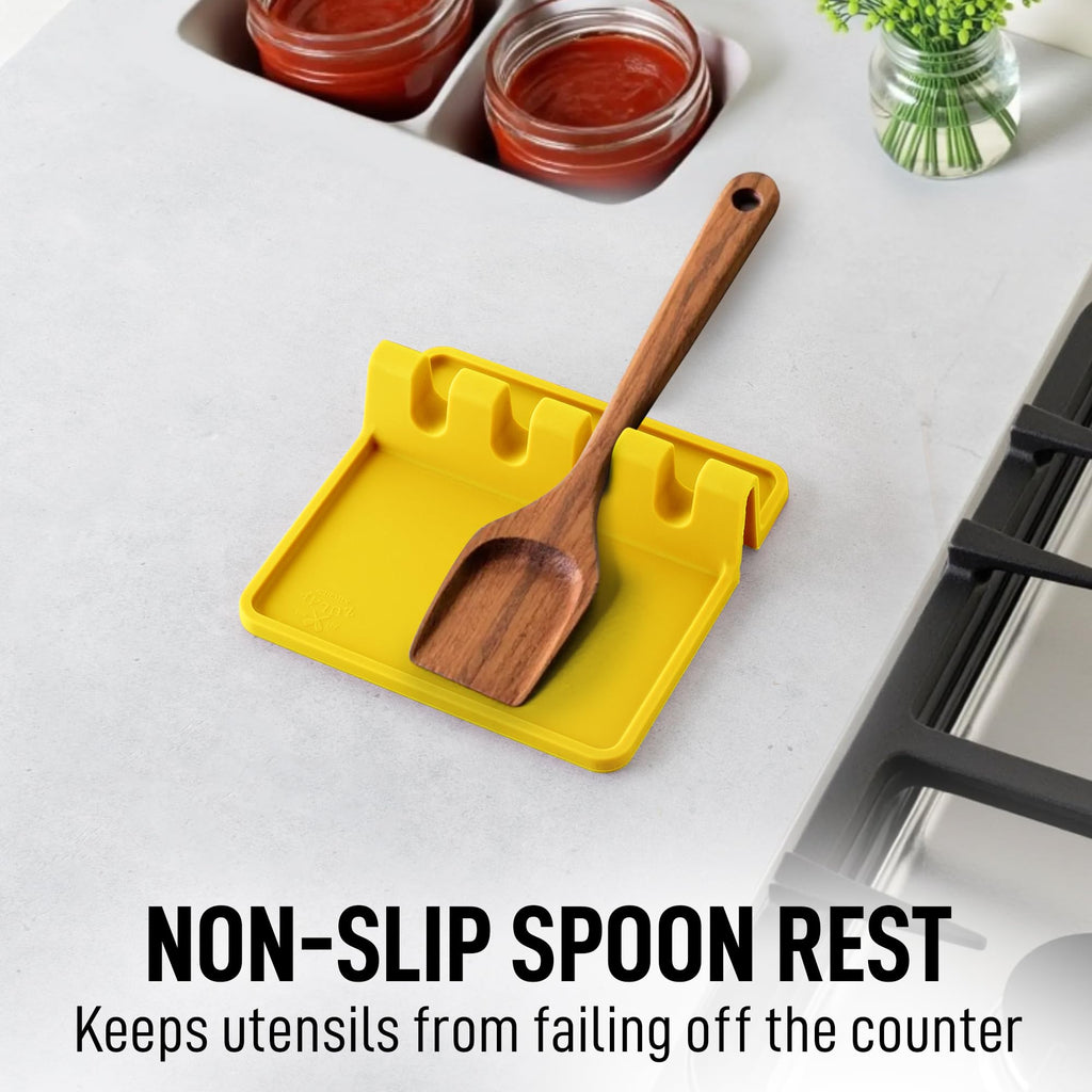 Heat-Resistant Silicone Spoon Rest