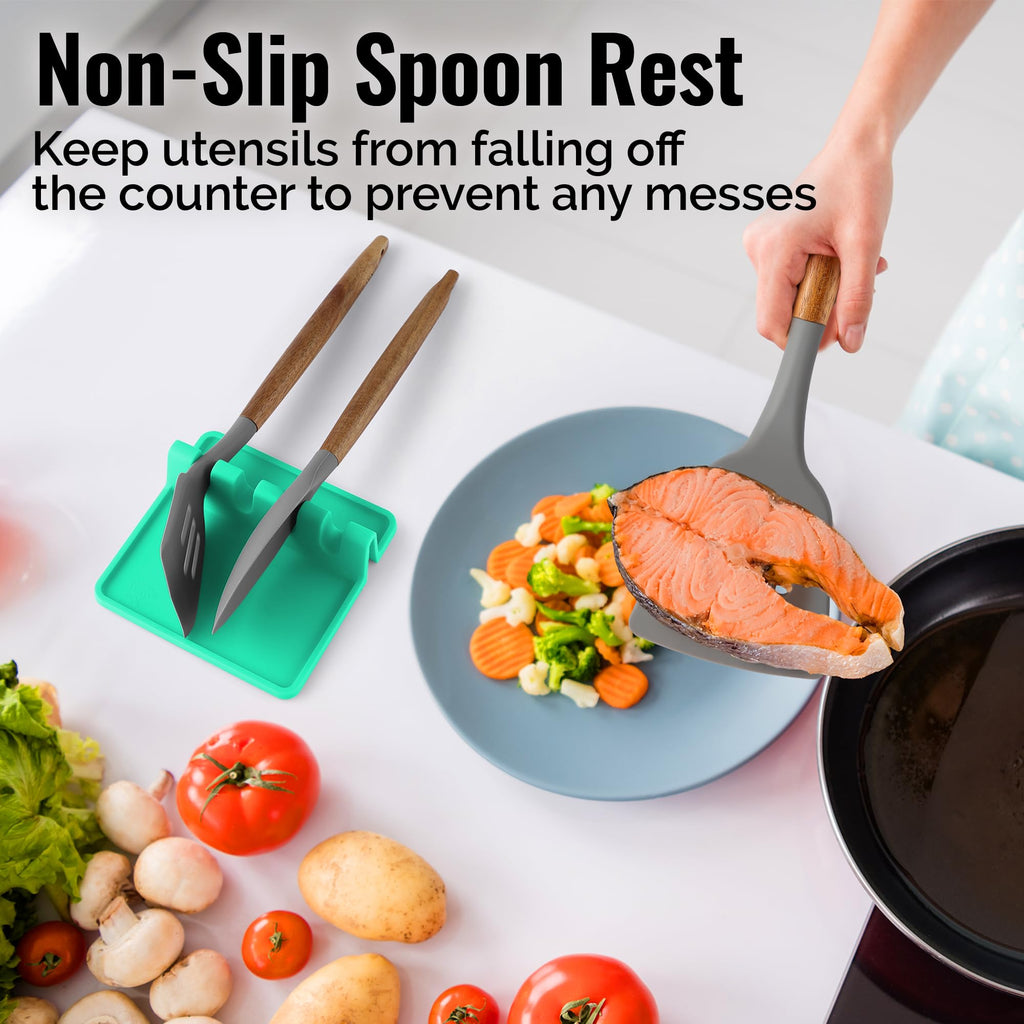 Heat-Resistant Silicone Spoon Rest