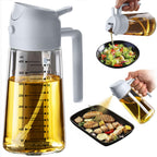 2-in-1 Glass Olive Oil Sprayer Bottle