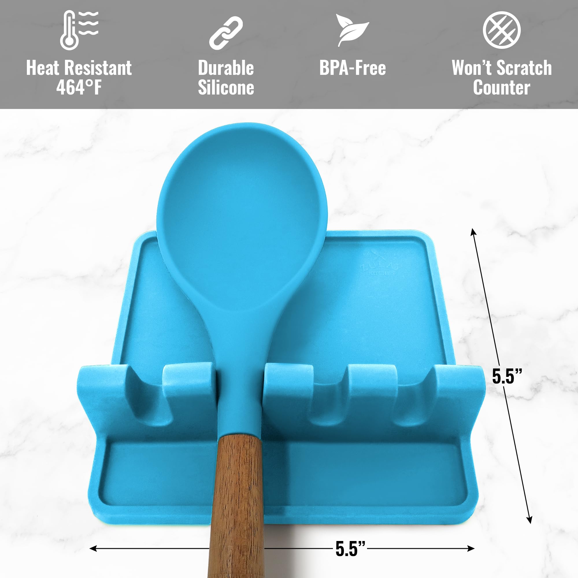 Heat-Resistant Silicone Spoon Rest