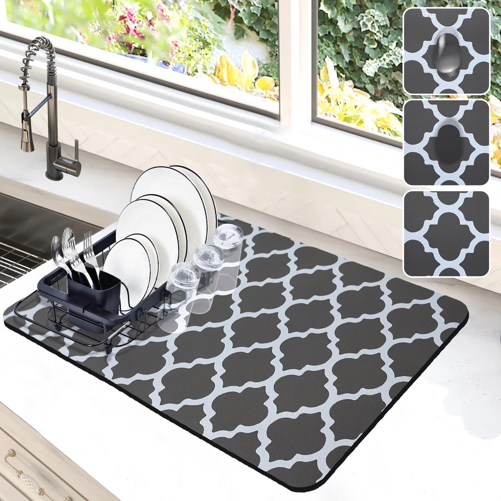 Dish Drying Pad for Kitchen Counter