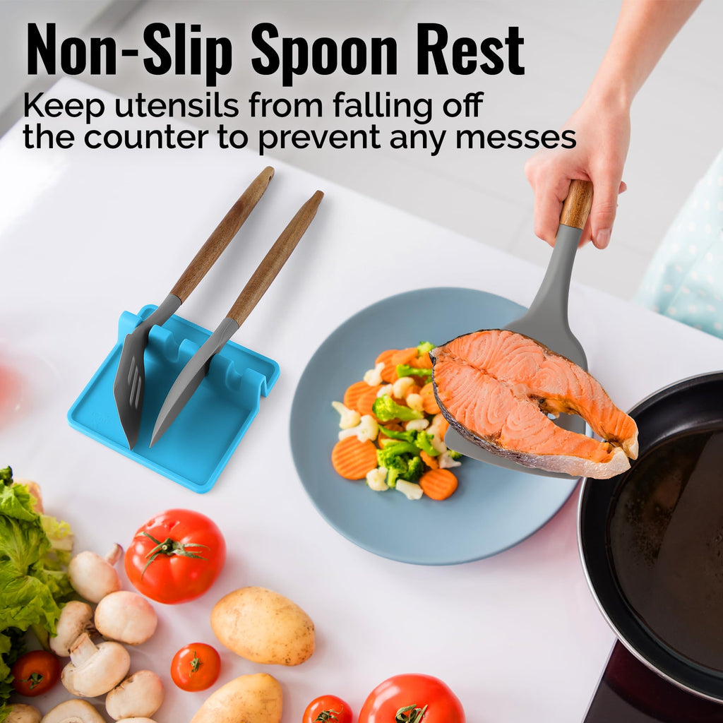 Heat-Resistant Silicone Spoon Rest