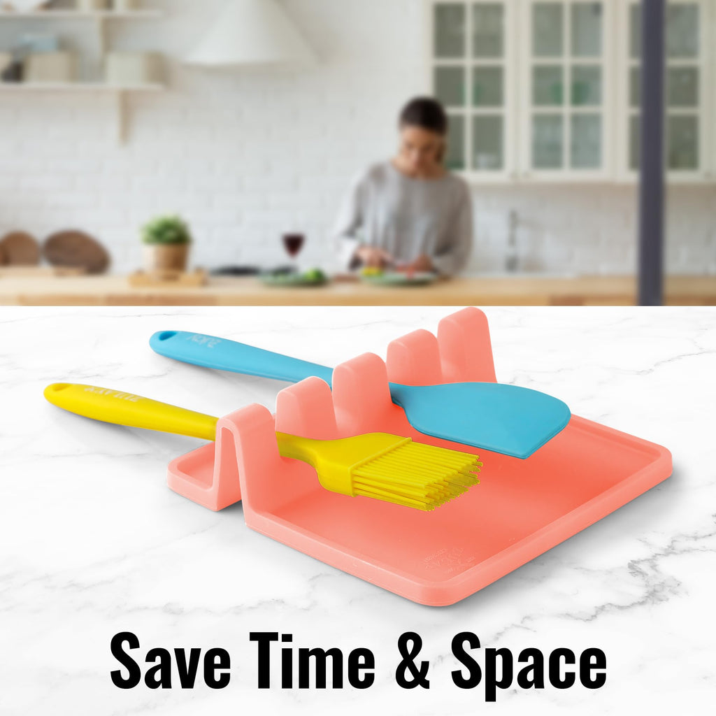 Heat-Resistant Silicone Spoon Rest