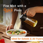 2-in-1 Glass Olive Oil Sprayer Bottle