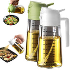 2-in-1 Glass Olive Oil Sprayer Bottle