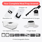 4-in-1 Vegetable Chopper & Spiralizer