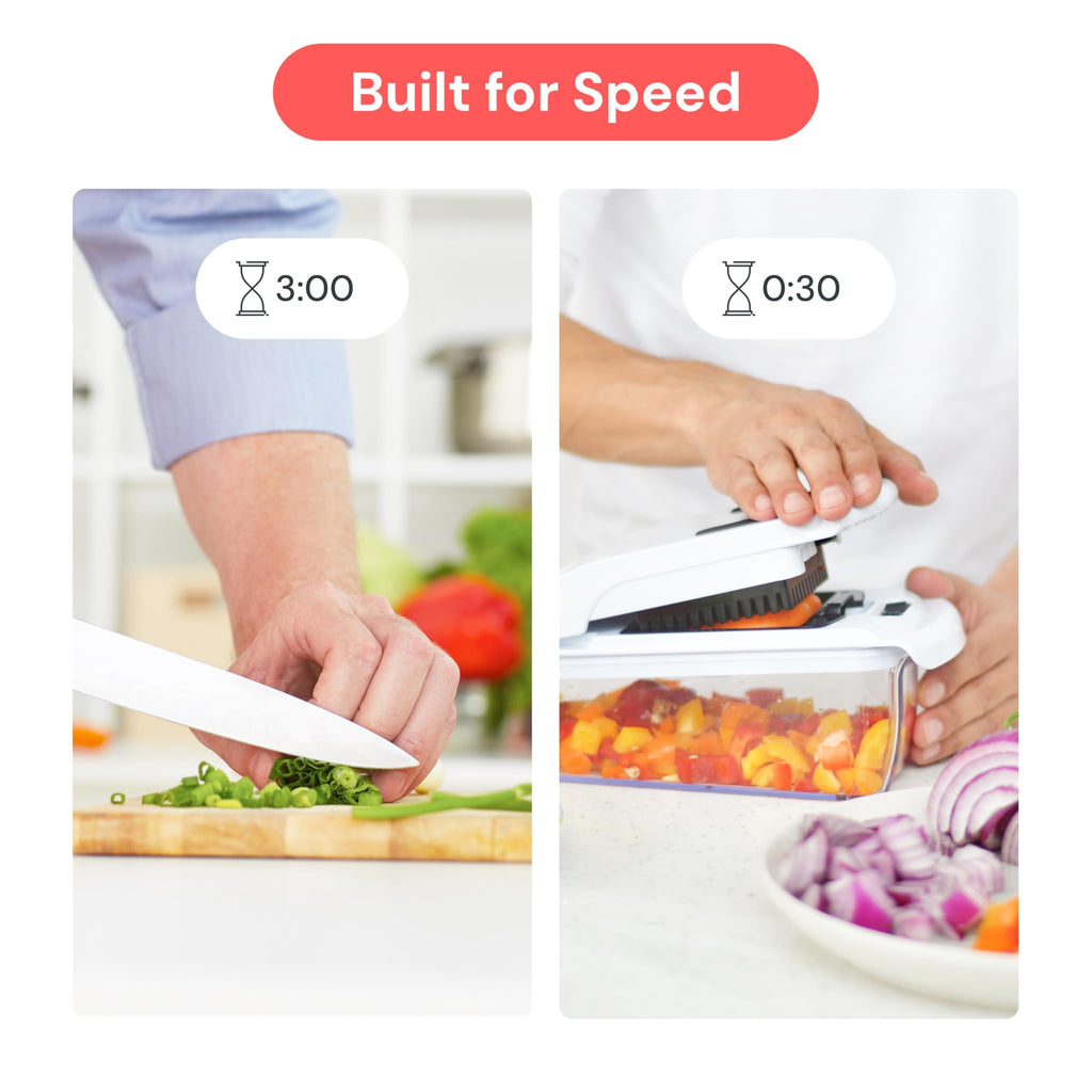 4-in-1 Vegetable Chopper & Spiralizer