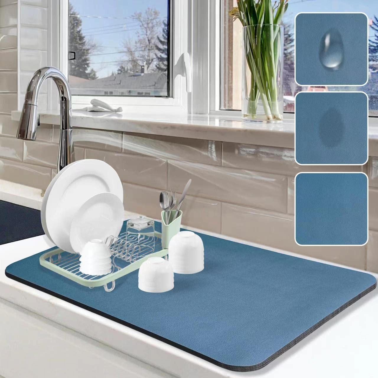 Dish Drying Pad for Kitchen Counter