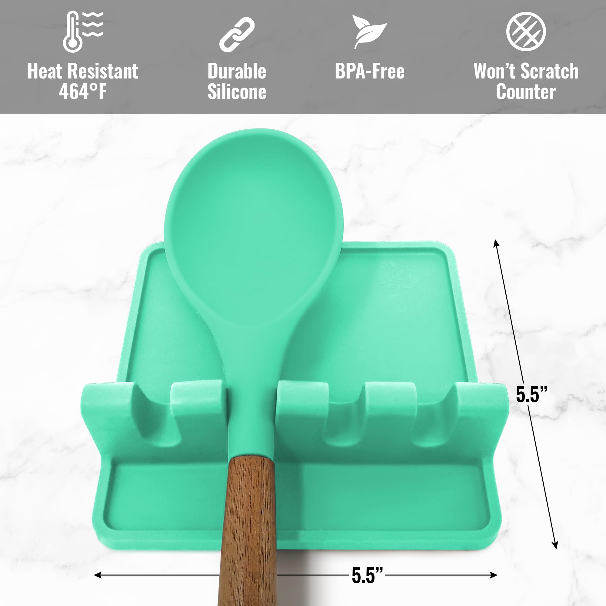 Heat-Resistant Silicone Spoon Rest