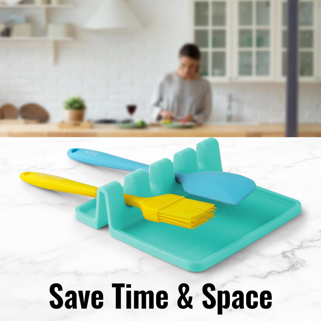 Heat-Resistant Silicone Spoon Rest