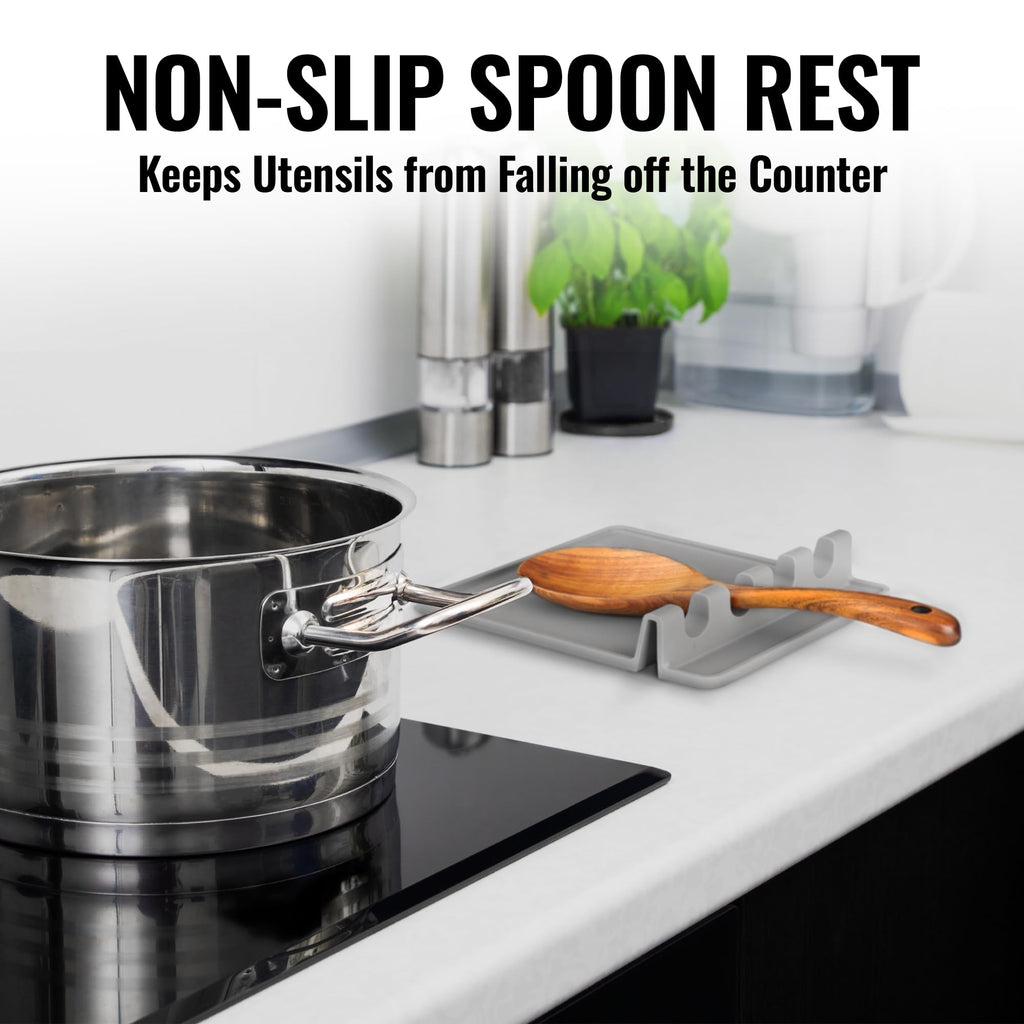 Heat-Resistant Silicone Spoon Rest