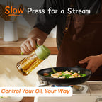 2-in-1 Glass Olive Oil Sprayer Bottle