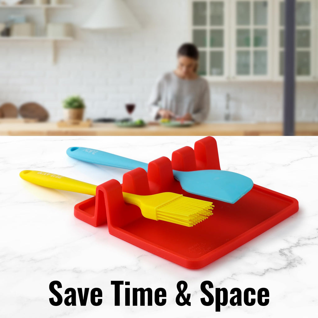 Heat-Resistant Silicone Spoon Rest