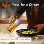 2-in-1 Glass Olive Oil Sprayer Bottle