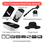 4-in-1 Vegetable Chopper & Spiralizer