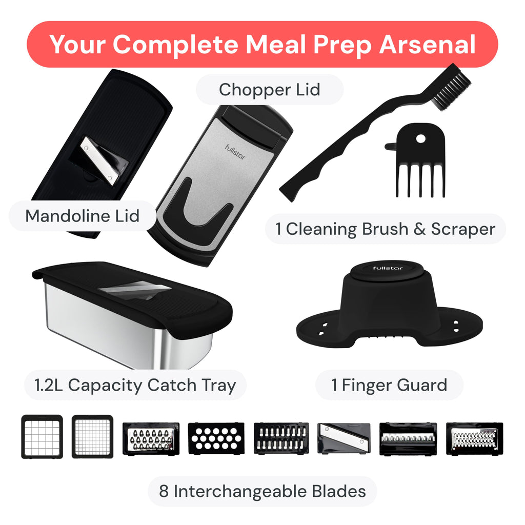 4-in-1 Vegetable Chopper & Spiralizer