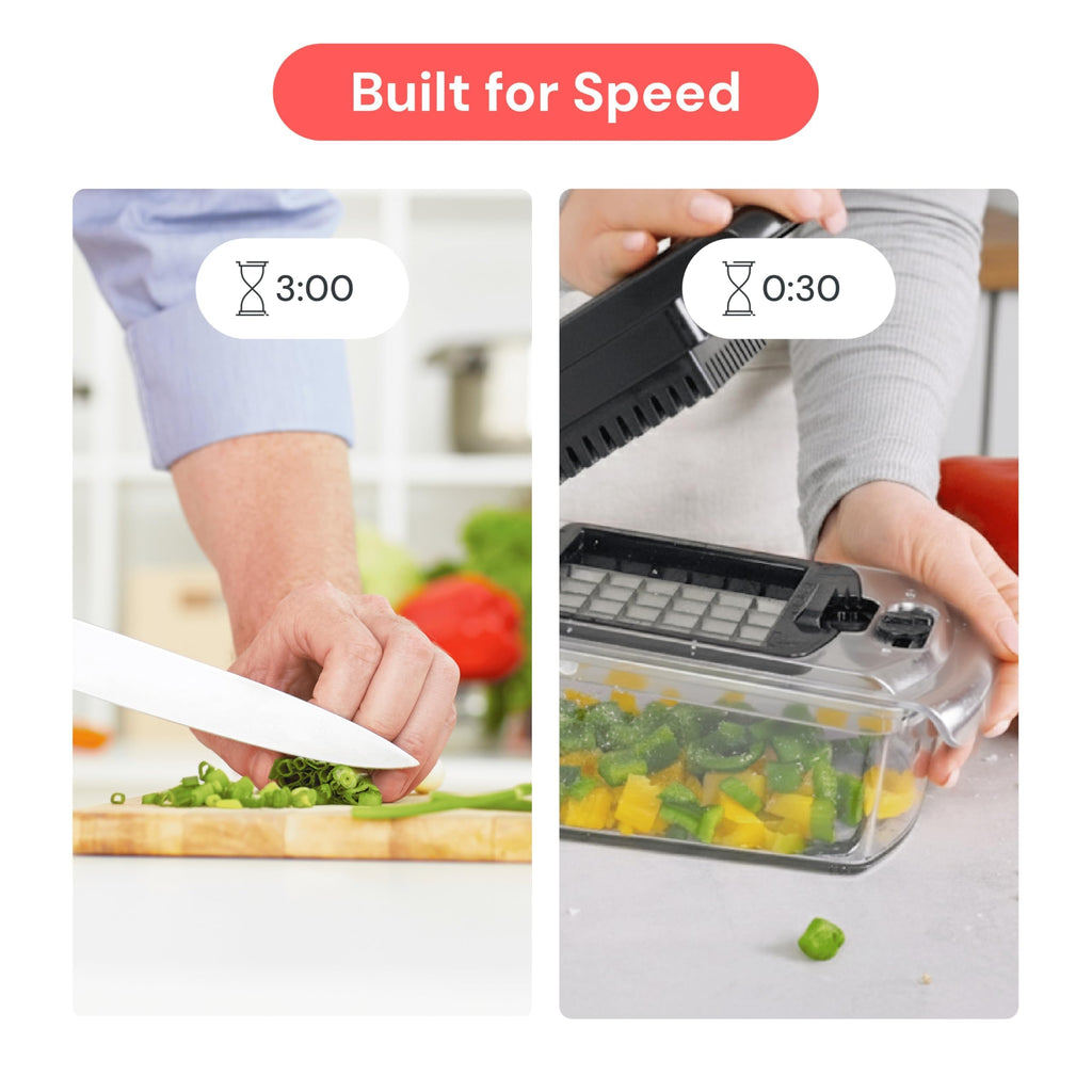 4-in-1 Vegetable Chopper & Spiralizer