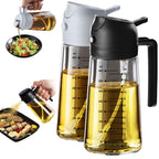 2-in-1 Glass Olive Oil Sprayer Bottle