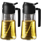 2-in-1 Glass Olive Oil Sprayer Bottle